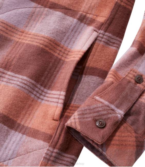 LLBean Signature Chamois Tunic Women J46J741 Clothing Dark Indigo Heather Plaid