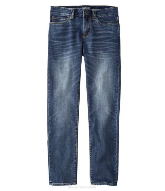 LLBean Signature Five-Pocket Jeans with Stretch Men J46J5026 Clothing Deep Blue