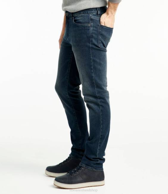 LLBean Signature Five-Pocket Jeans with Stretch Men J46J710 Clothing Deep Indigo