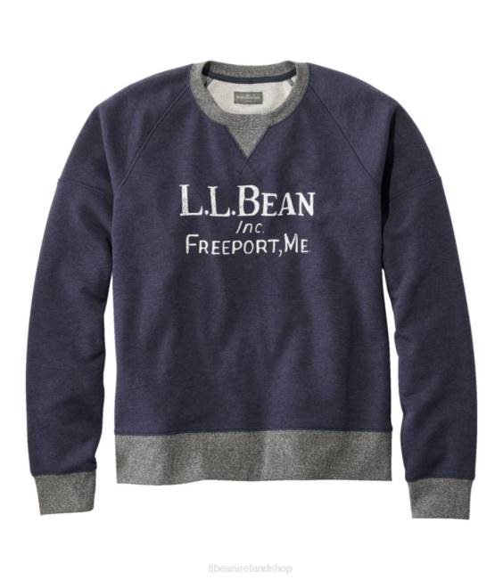 LLBean Signature Heritage Sweatshirt Men J46J571 Clothing Indigo Heather