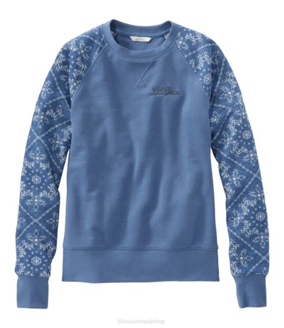 LLBean Signature Heritage Sweatshirt Women J46J592 Clothing Moonlight Blue