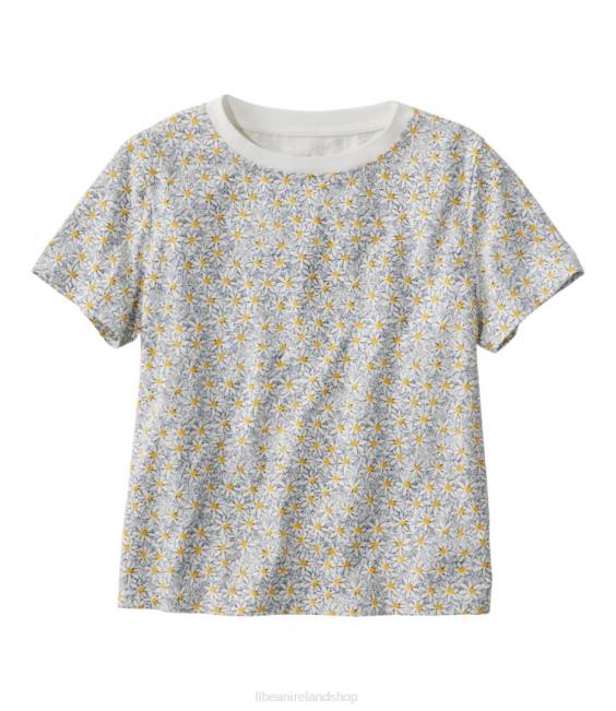 LLBean Signature Rangeley Cotton Tee Women J46J307 Clothing Sailcloth Floral