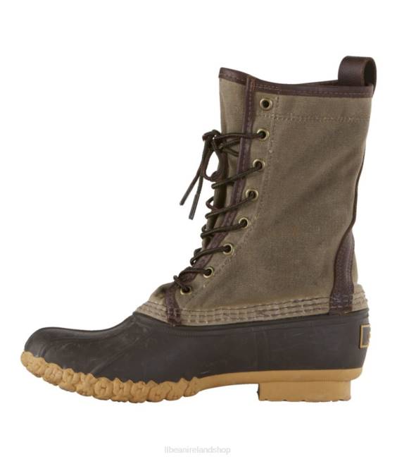 LLBean Signature Waxed-Canvas Maine Hunting Shoe Women J46J3836 Footwear Marsh Brown/Brown