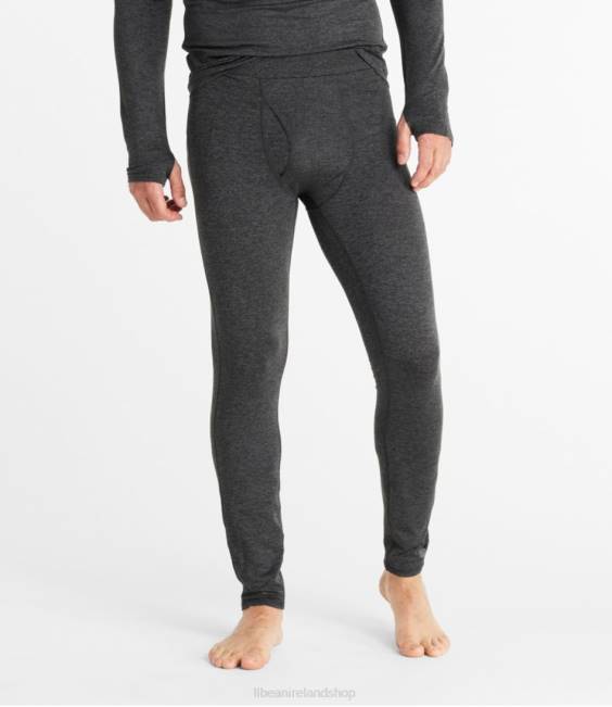 LLBean Simple Soft Base Layer Men J46J3466 Clothing Dark Black Heather
