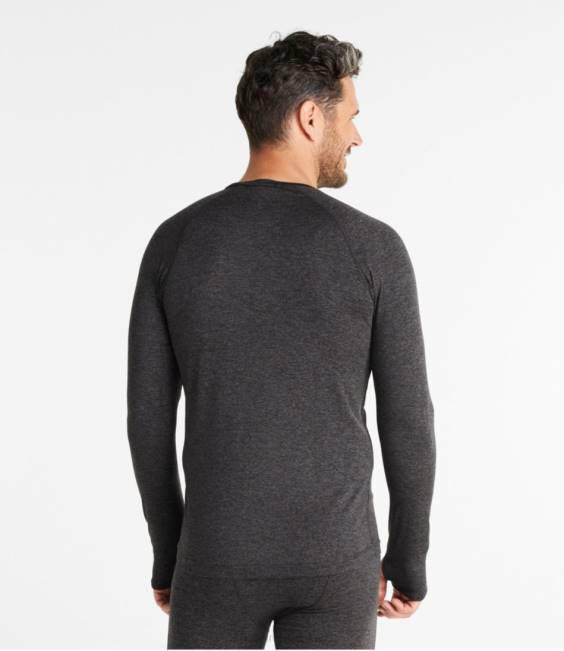 LLBean Simple Soft Base Layer Men J46J781 Clothing Graphite Heather