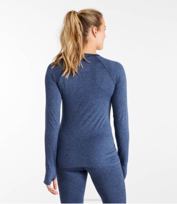 LLBean Simple Soft Base Layer Women J46J782 Clothing Nautical Navy Heather