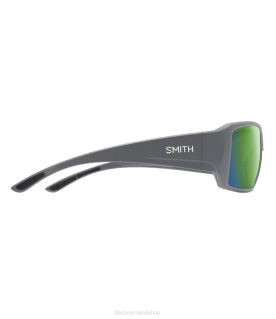 LLBean Smith Guide Choice Extra Large ChromaPop Polarized Mirror Sunglasses Unisex J46J817 Outdoor Accessories Matte Cement/Polarized Green Mirror