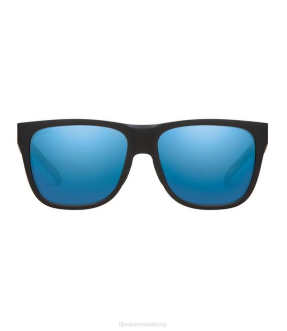 LLBean Smith Lowdown 2 ChromaPop Polarized Mirror Sunglasses Unisex J46J818 Outdoor Accessories Matte Black/Polar Blue Mirror