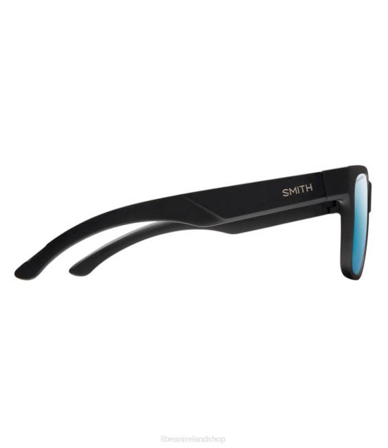 LLBean Smith Lowdown 2 ChromaPop Polarized Mirror Sunglasses Unisex J46J818 Outdoor Accessories Matte Black/Polar Blue Mirror
