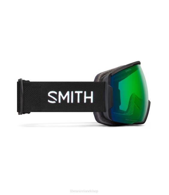 LLBean Smith Proxy Ski Goggles Unisex J46J4197 Winter Sports Black/Everyday Green Mirror