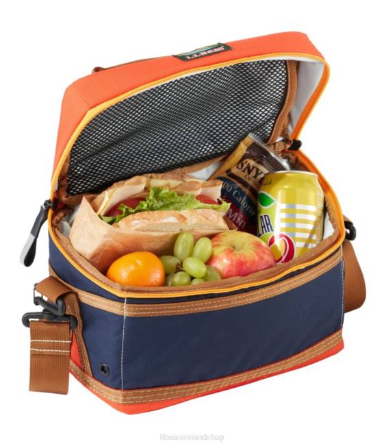 LLBean Soft Pack Cooler Lunch Unisex J46J3854 Camping Kitchen Black/Shale Gray