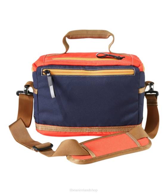 LLBean Soft Pack Cooler Lunch Unisex J46J5231 Camping Kitchen Bright Navy/Rustic Orange