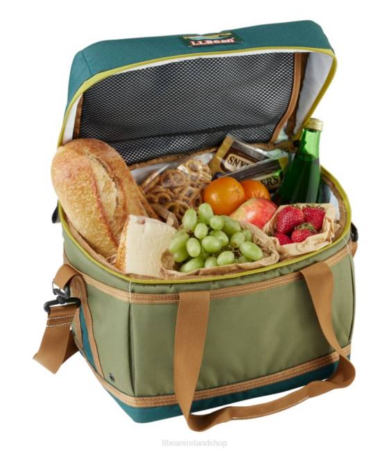 LLBean Soft Pack Cooler Picnic Unisex J46J1352 Camping Kitchen Spruce/Avocado