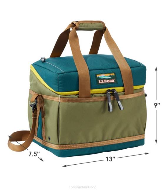 LLBean Soft Pack Cooler Picnic Unisex J46J1352 Camping Kitchen Spruce/Avocado