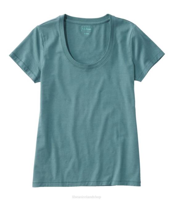 LLBean Soft Stretch Supima Tee Women J46J73 Clothing Soft Spruce