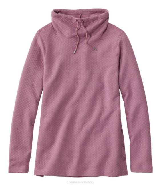 LLBean SoftLight Quilted Top Women J46J2976 Clothing Iris Mauve