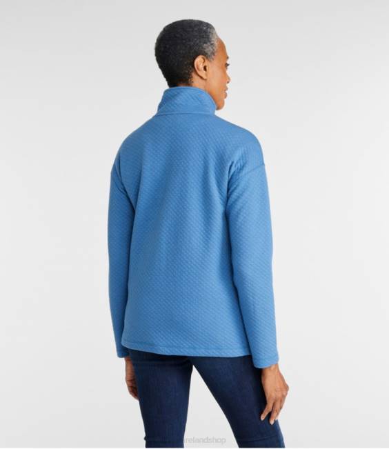 LLBean SoftLight Quilted Top Women J46J470 Clothing Classic Navy
