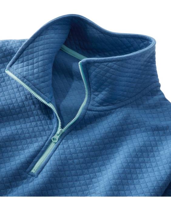 LLBean SoftLight Quilted Top Women J46J470 Clothing Classic Navy