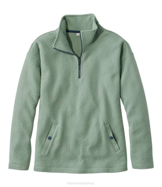 LLBean SoftLight Quilted Top Women J46J5917 Clothing Faded Sage