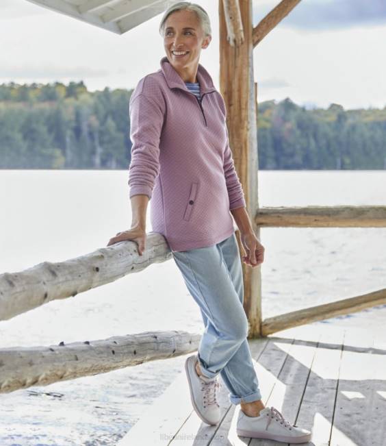 LLBean SoftLight Quilted Top Women J46J5917 Clothing Faded Sage