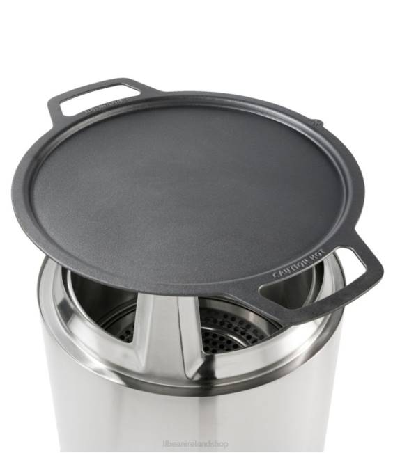 LLBean Solo Stove Bonfire Cast Iron Griddle and Hub Bundle Unisex J46J1602 Camping Kitchen Black