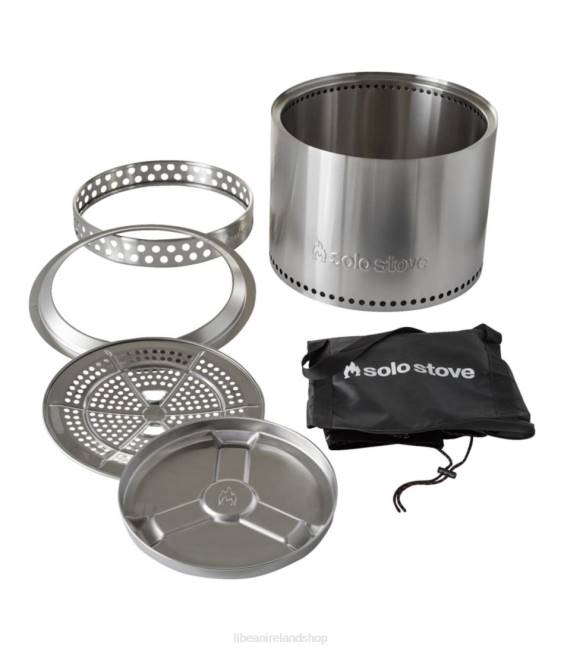 LLBean Solo Stove Bonfire Fire Pit Set 20 Unisex J46J1243 Camping Kitchen Stainless Steel Basic
