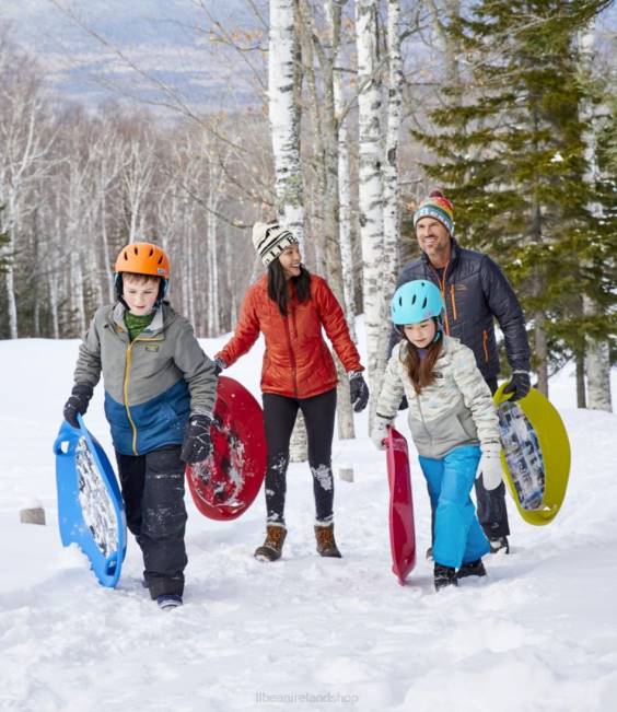 LLBean Sonic Snow Saucer DLX Unisex J46J6736 Games  Recreation Black Mountain Classic