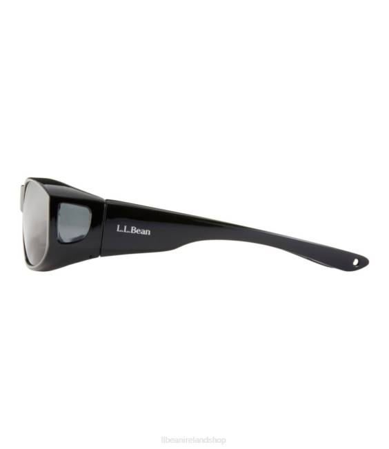LLBean Sport Over The Glasses Polarized Sunglasses Unisex J46J729 Outdoor Accessories Shiny Black