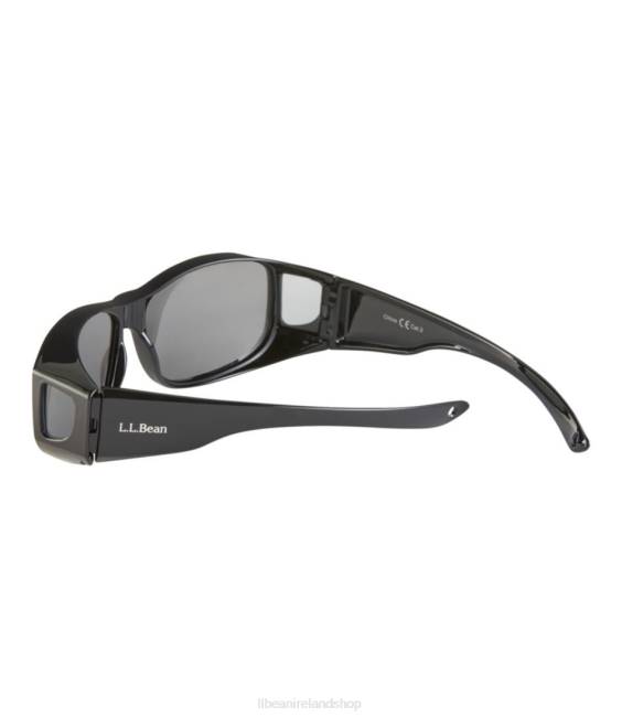 LLBean Sport Over The Glasses Polarized Sunglasses Unisex J46J729 Outdoor Accessories Shiny Black