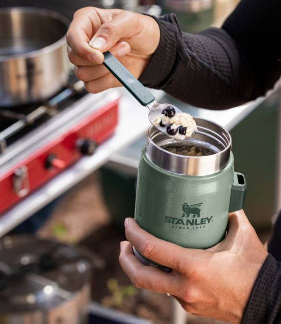 LLBean Stanley All-in-One Food Jar and Spork Unisex J46J4109 Camping Kitchen Matte Black