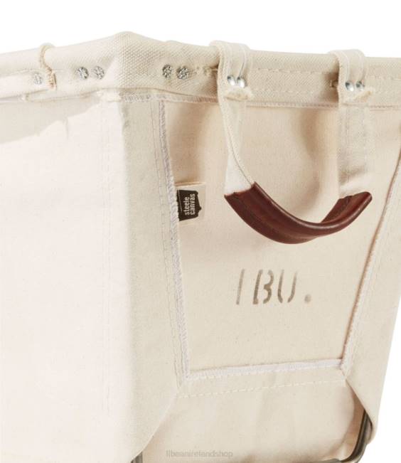 LLBean Steele Small Carry Basket With Wood Runners Unisex J46J2888 Home Decor Natural