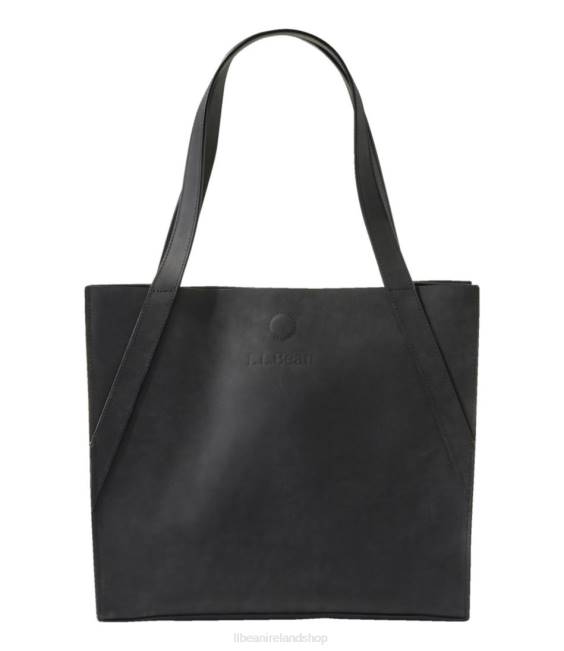 LLBean Stonington Full-Grain Leather Tote Unisex J46J4239 Accessories Black