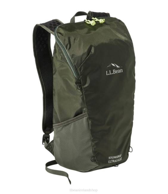 LLBean Stowaway Ultralight Day Pack Unisex J46J6122 Outdoor Equipment Deep Loden