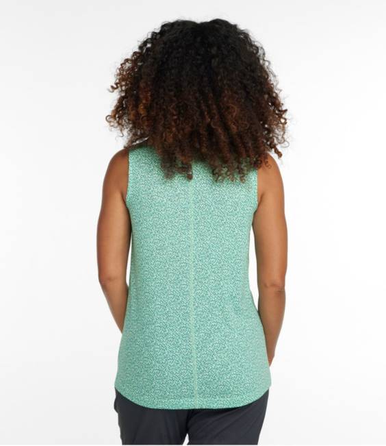 LLBean Streamside Tank Women J46J285 Clothing Nautical Navy Geo
