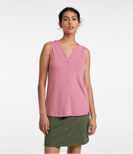 LLBean Streamside Tank Women J46J697 Clothing Deep Coral