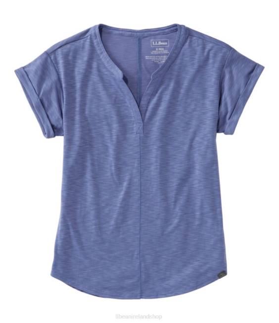 LLBean Streamside Tee Women J46J6481 Clothing Larkspur