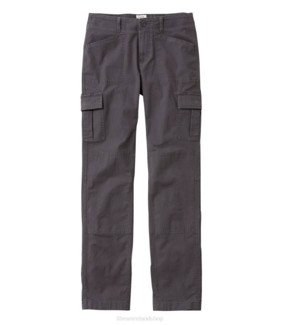 LLBean Stretch Canvas Cargo Pants Women J46J3012 Clothing Granite