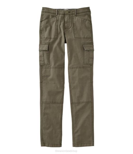 LLBean Stretch Canvas Cargo Pants Women J46J5718 Clothing Dusty Olive
