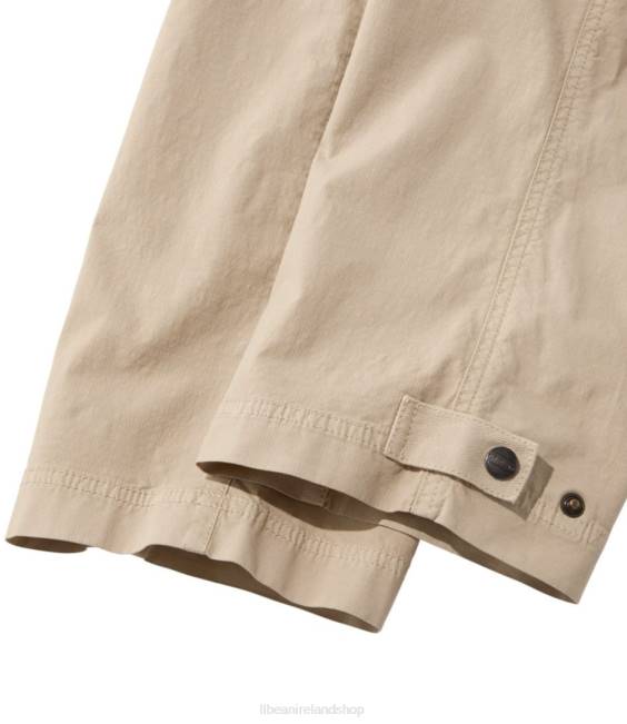 LLBean Stretch Ripstop Pull-On Capri Pants Women J46J205 Clothing Dark Taupe