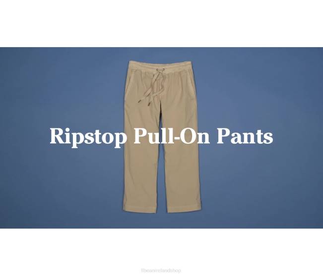 LLBean Stretch Ripstop Pull-On Capri Pants Women J46J5756 Clothing Black