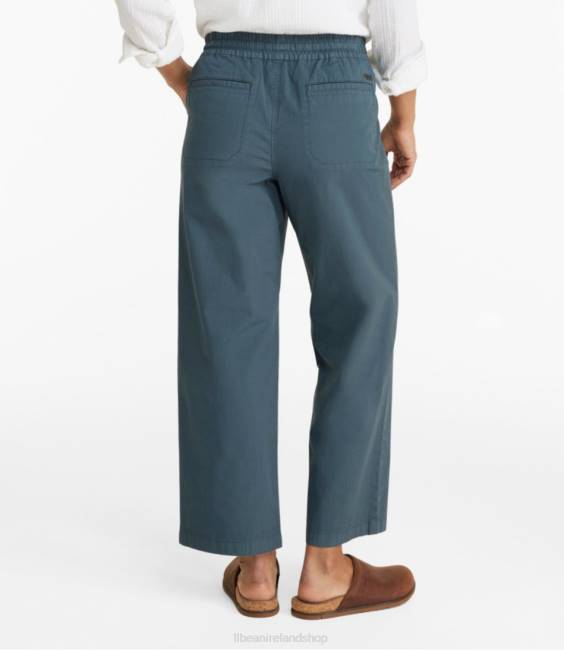 LLBean Stretch Ripstop Pull-On Pants Women J46J4783 Clothing Rangeley Blue