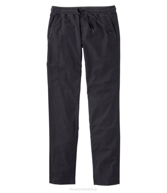 LLBean Stretch Ripstop Pull-On Pants Women J46J6404 Clothing Black