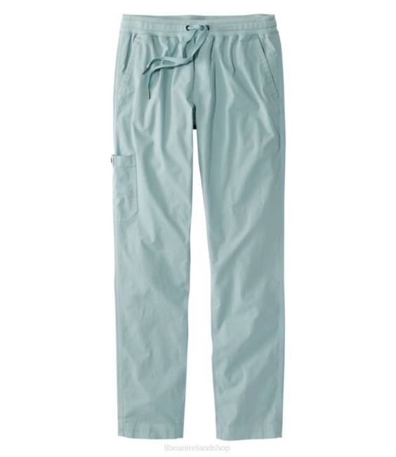 LLBean Stretch Ripstop Pull-On Pants Women J46J7166 Clothing Steel Blue
