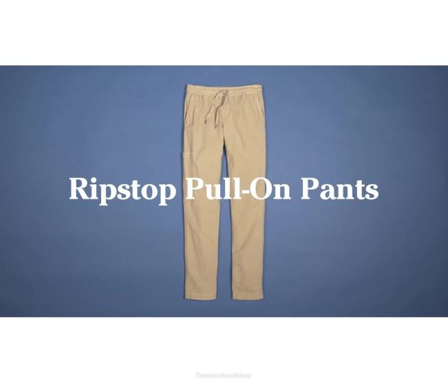 LLBean Stretch Ripstop Pull-On Pants Women J46J7280 Clothing Sea Green