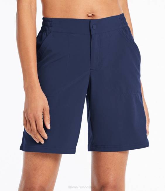 LLBean Stretch UPF Shorts Women J46J5774 Clothing Darkest Navy