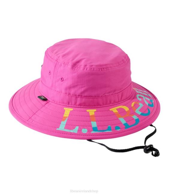 LLBean Sun Shade Bucket Hat Kids J46J562 Clothing Wild Rose