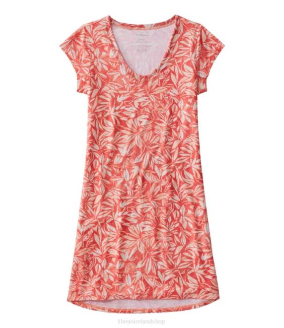 LLBean SunSmart UPF 50+ Cover-Up Dress Women J46J391 Clothing Cobalt Wave