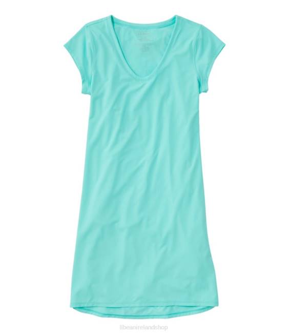 LLBean SunSmart UPF 50+ Cover-Up Dress Women J46J456 Clothing Beach Glass