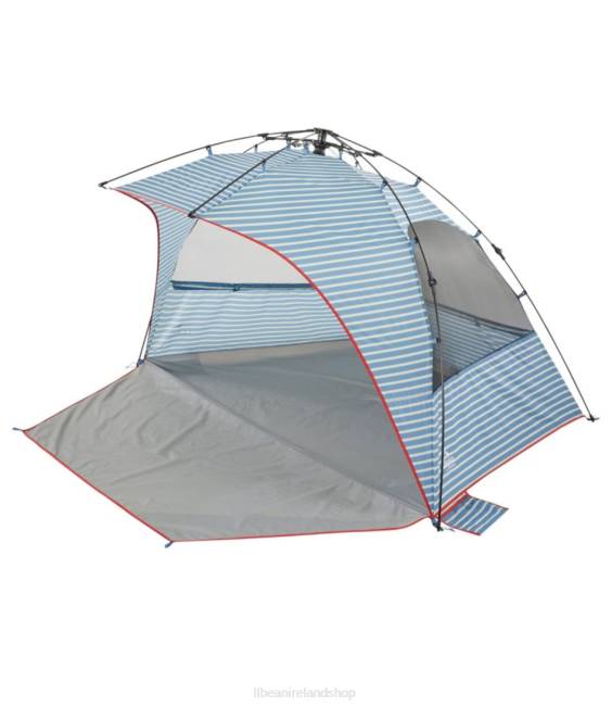 LLBean Sunbuster Folding Shelter Print Unisex J46J1220 Outdoor Equipment Bayside Blue Stripe