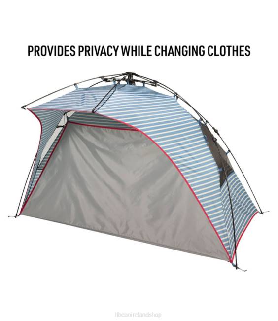 LLBean Sunbuster Folding Shelter Print Unisex J46J1220 Outdoor Equipment Bayside Blue Stripe